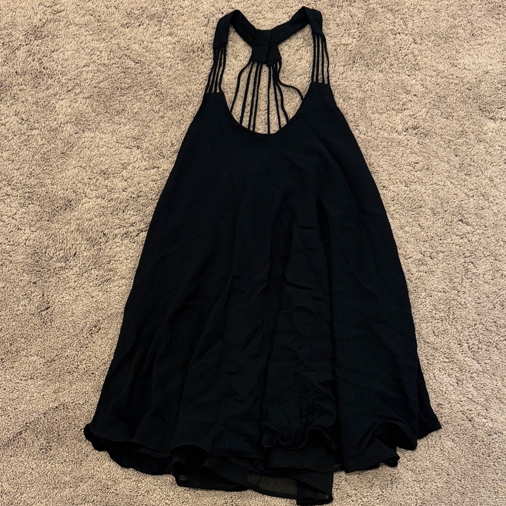 Lucy Paris black XS swing dress